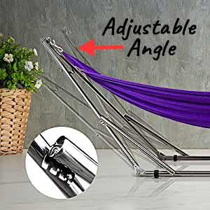 Adjustable Angle Hammock Stand for Different Activities
