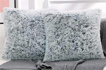 Faux Fur Pillow Covers - removable, Washable, Interchangeable
