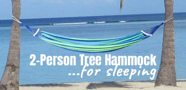2-Person Tree Hammocks for Sleeping
